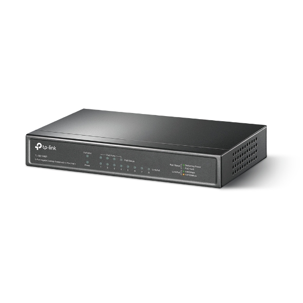 TL-SG1008P 8-Port Gigabit Desktop Switch with 4-Port PoE+