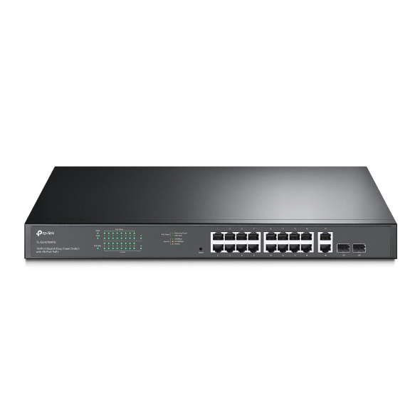 TL-SG1218MPE 18-Port Gigabit Easy Smart Switch with 16-Port PoE+