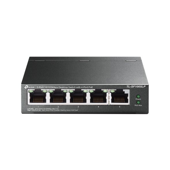 [سويج] TL-SF1005LP 5-Port 10/100Mbps Desktop Switch with 4-Port PoE