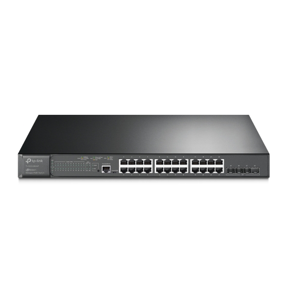 [سويج] TL-SG3428XMP JetStream 24-Port Gigabit and 4-Port 10GE SFP+ L2+ Managed Switch with 24-Port PoE+