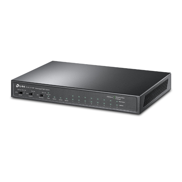 [سويج] TL-SL1311MP 8-Port 10/100Mbps + 3-Port Gigabit Desktop Switch with 8-Port PoE+