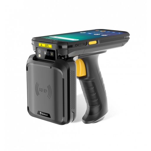 [كاشير هاتف] NewLand NLS -MT9356-W4-UHF1  Mobile Computer with 5.5" touchscreen, 4GB/64GB, BT, WiFi6E, 4G, Pistol Grip, GPS, and Camera. OS: Android 13 GMS.